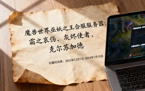 魔兽世界巫妖之王合服了哪些服务器，合服时间表怎么查