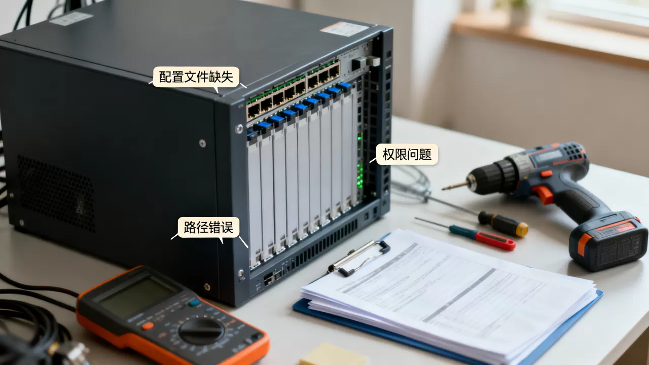 服务器未配置文件如何解决，常见原因有哪些？