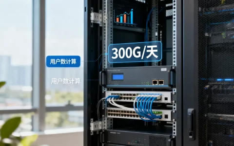 服务器一天300G流量能支持多少人？，怎么算？