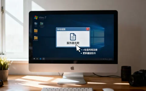 win7打开本地视频提示服务器失败是什么原因，怎么解决？