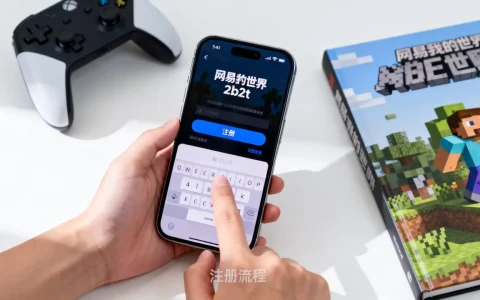 手机版网易我的世界2b2t服务器怎么进，怎么注册？