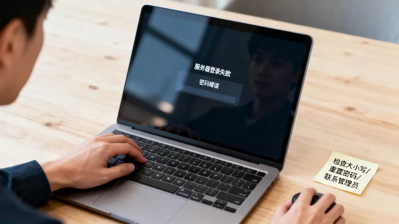 服务器登录失败反复提示密码错误怎么解决，是什么原因