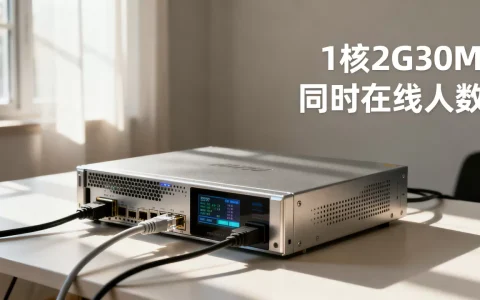1核2G30M服务器最多带多少人，同时在线人数多少合适？