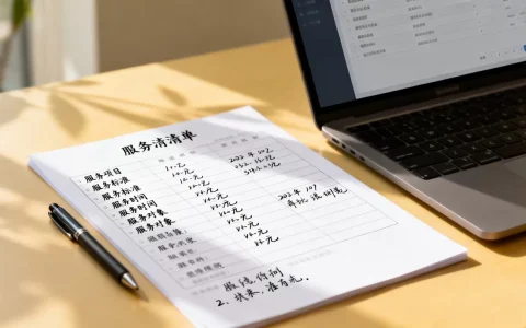 服务清单到底是什么东西？，如何制作一份服务清单？