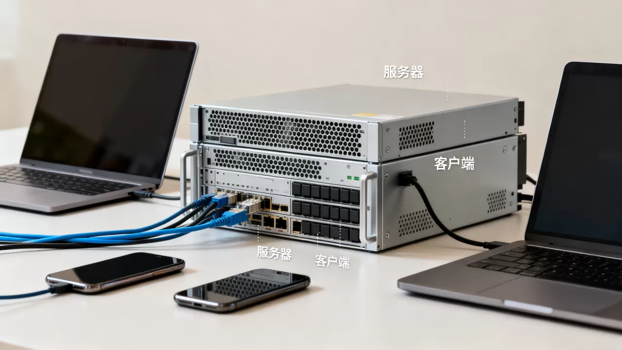 服务器和客户端有什么区别，如何区分服务器和客户端？