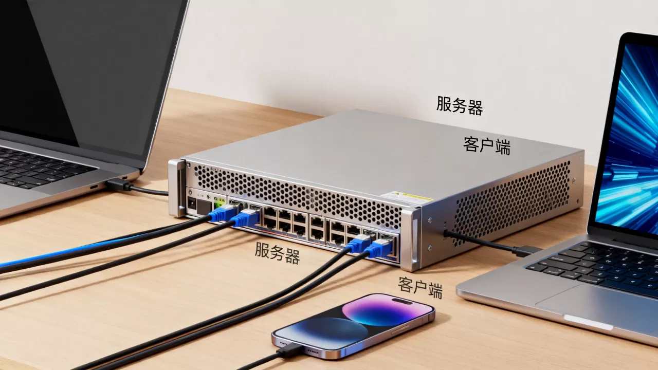 服务器和客户端有什么区别，如何区分服务器和客户端？