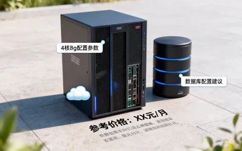 云服务器4核8g和数据库怎么配置，多少钱？