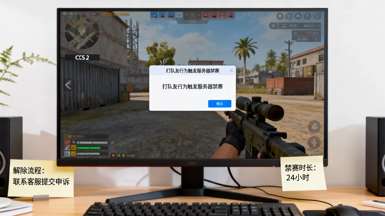 CS2打队友时服务器禁赛多少小时,CS2禁赛怎么解除 CS2打队友时服务器禁赛多少小时,CS2禁赛怎么解除