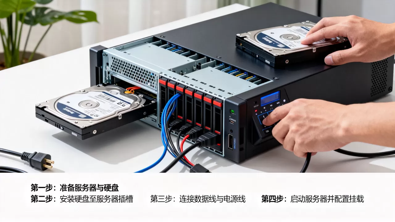 服务器如何挂载本地硬盘?,具体步骤有哪些? 服务器如何挂载本地硬盘?,具体步骤有哪些?