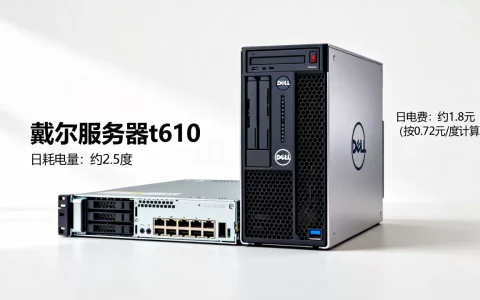 戴尔服务器t610一天耗电多少度，电费多少钱
