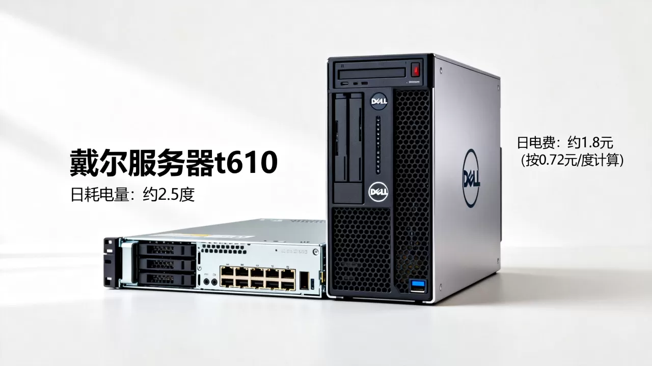 戴尔服务器t610一天耗电多少度,电费多少钱 戴尔服务器t610一天耗电多少度,电费多少钱