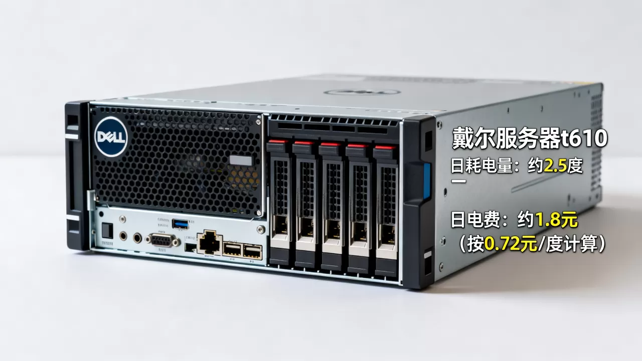 戴尔服务器t610一天耗电多少度,电费多少钱 戴尔服务器t610一天耗电多少度,电费多少钱