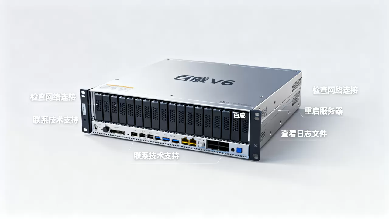 百威v6数据服务器打不开怎么办，原因是什么？