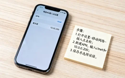 电信4G最快接入点服务器是多少？，怎么设置