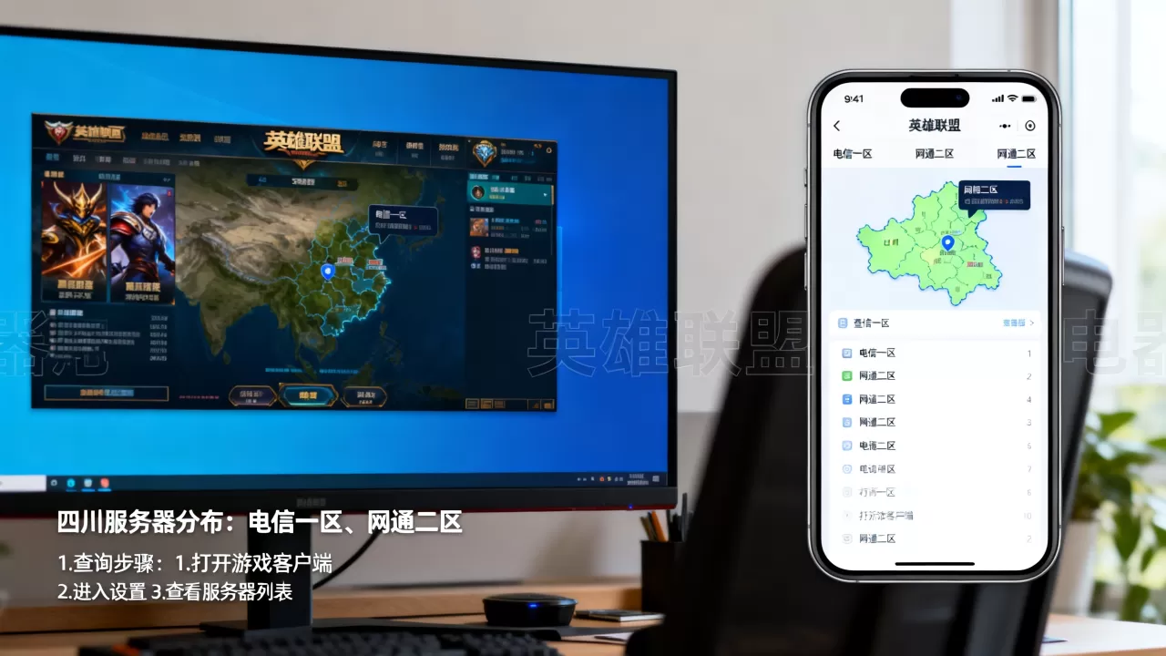 LOL四川服务器分布在哪几个区,怎么查? LOL四川服务器分布在哪几个区,怎么查?