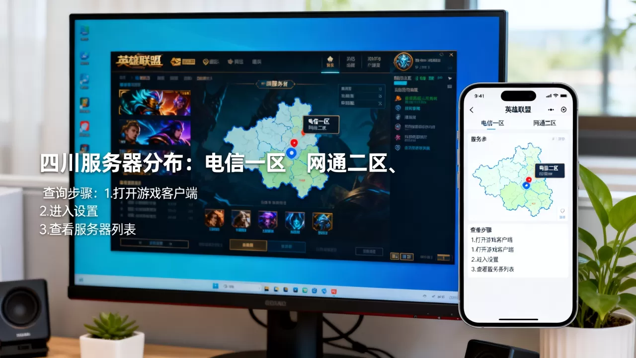 LOL四川服务器分布在哪几个区,怎么查? LOL四川服务器分布在哪几个区,怎么查?