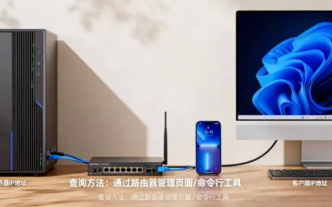 服务器IP地址和客户端IP地址有什么区别？，怎么查