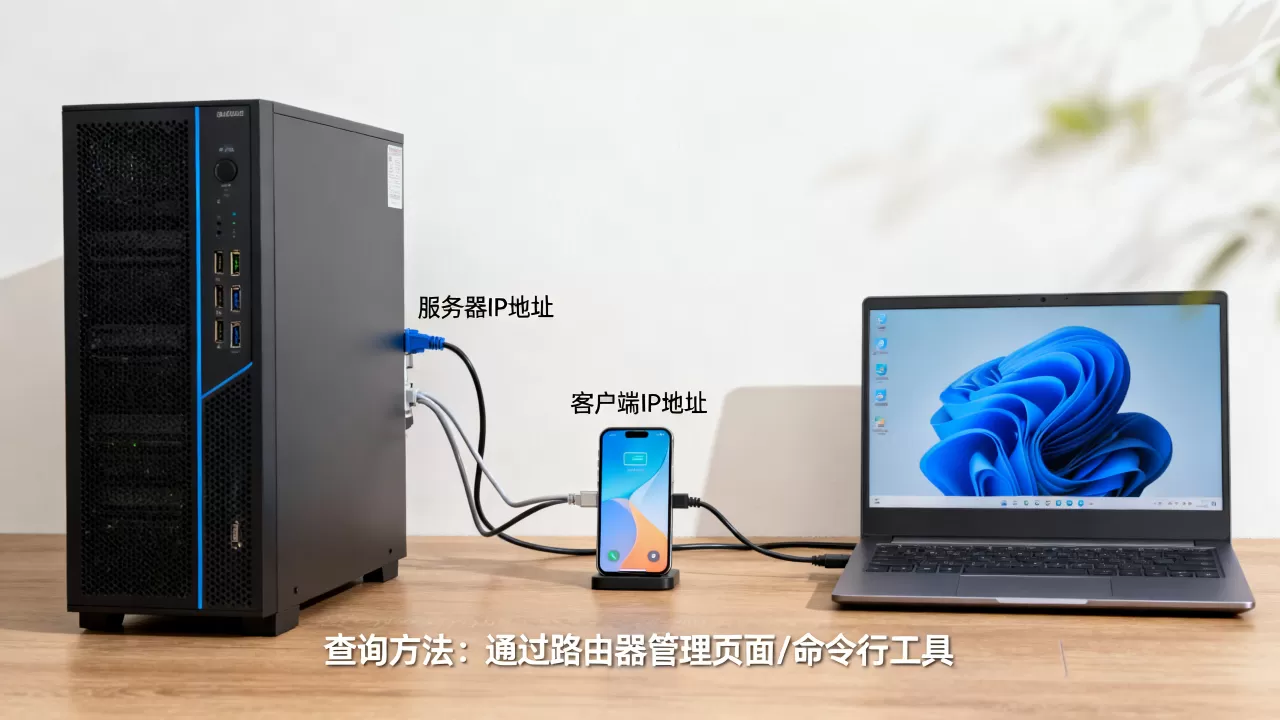 服务器IP地址和客户端IP地址有什么区别?,怎么查 服务器IP地址和客户端IP地址有什么区别?,怎么查