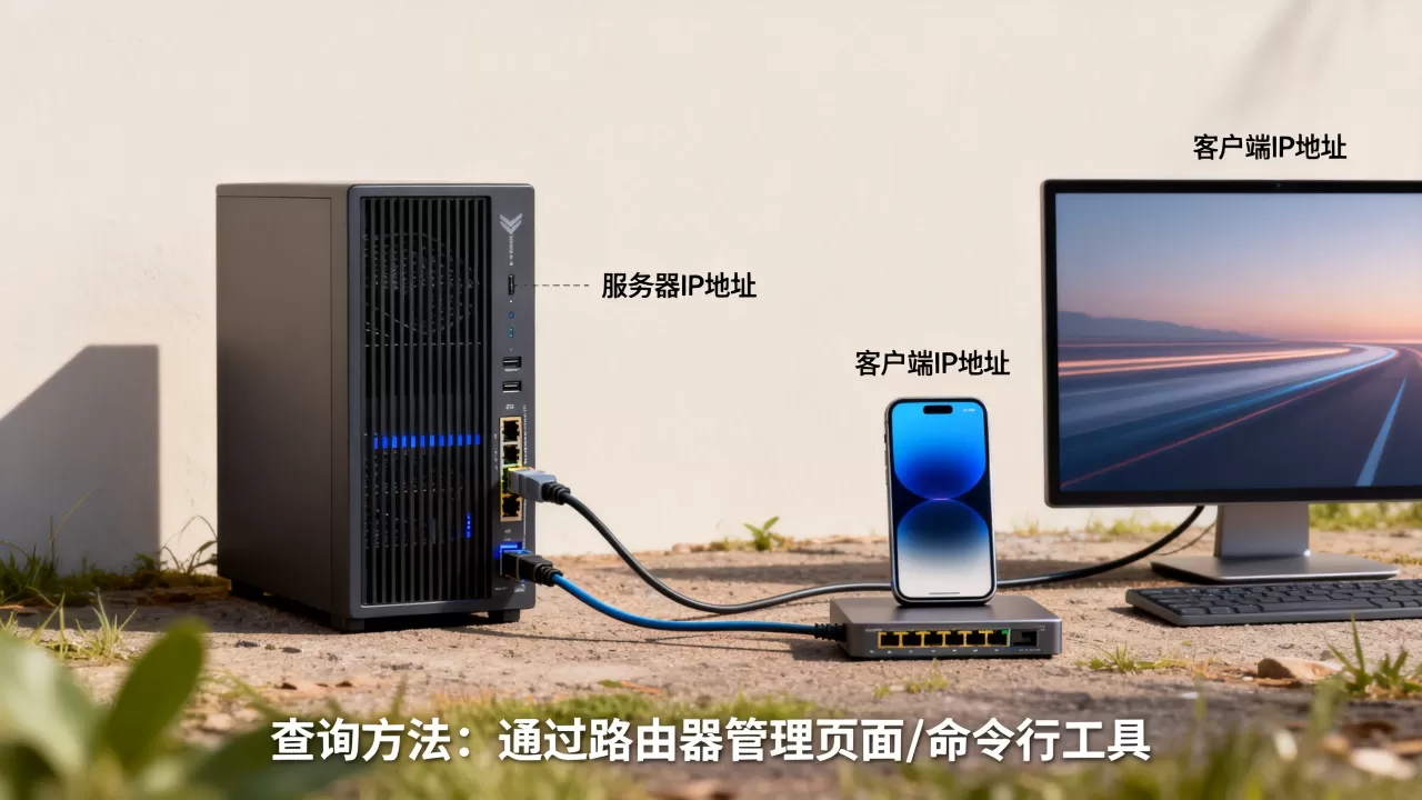 服务器IP地址和客户端IP地址有什么区别?,怎么查 服务器IP地址和客户端IP地址有什么区别?,怎么查