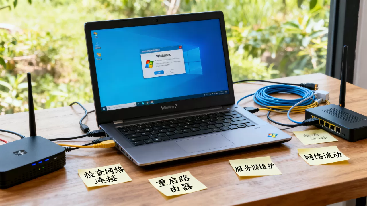 w7网络连接服务器未响应怎么解决?,是什么原因导致的 w7网络连接服务器未响应怎么解决?,是什么原因导致的