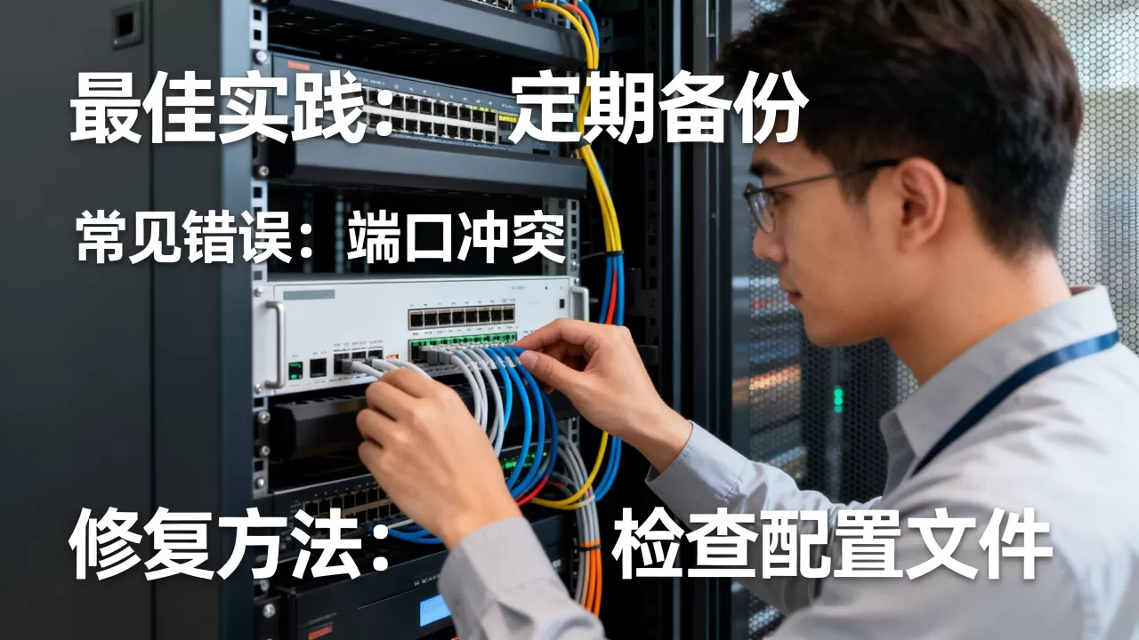 服务器配置的最佳实践是什么,服务器配置常见错误如何避免和修复? 服务器配置的最佳实践是什么,服务器配置常见错误如何避免和修复?
