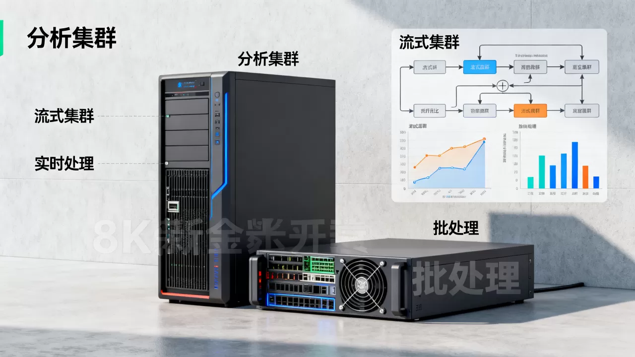 你知道分析集群和流式集群的区别吗，怎么选？