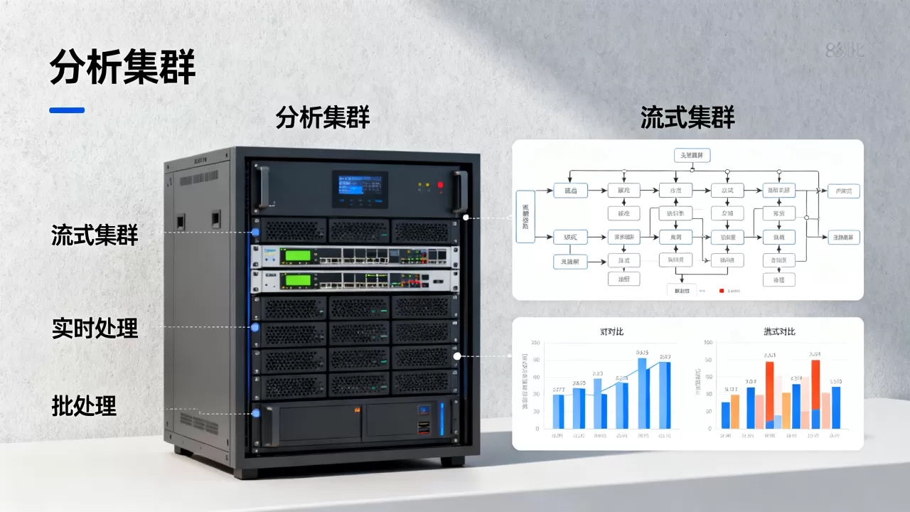 你知道分析集群和流式集群的区别吗，怎么选？