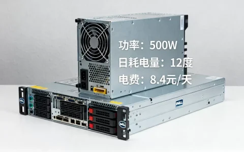 戴尔r720服务器一天多少度电，电费多少？
