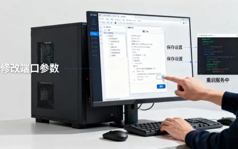 服务器端口配置文件如何修改，修改后如何重启服务？
