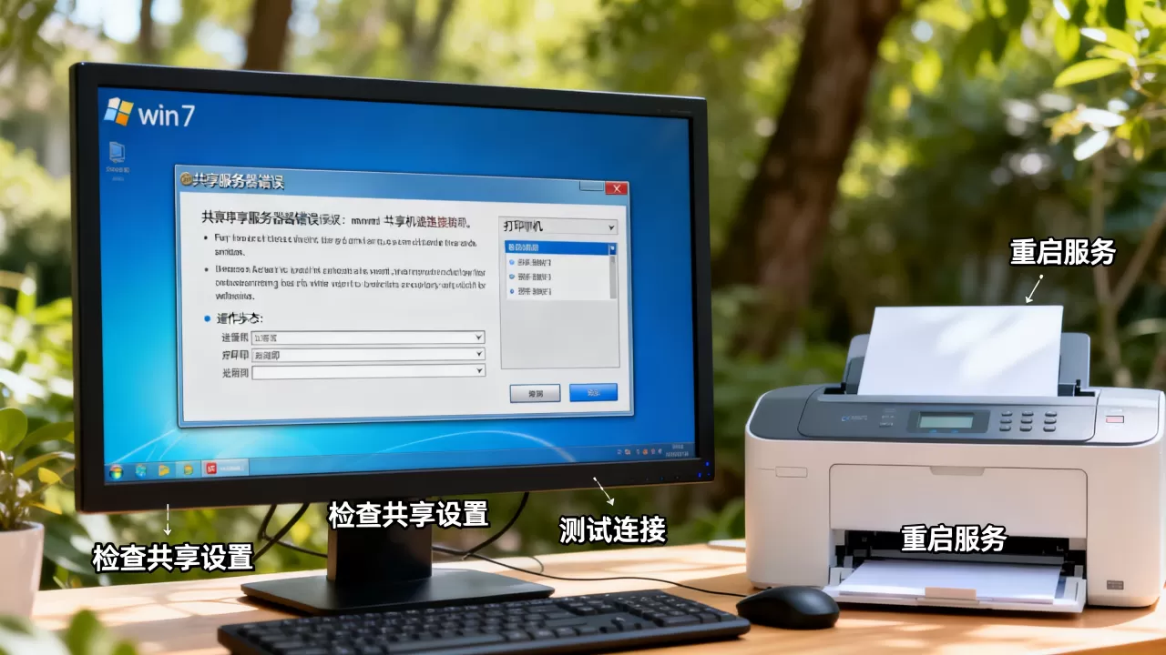 win7打印机共享服务器错误怎么办,怎么解决? win7打印机共享服务器错误怎么办,怎么解决?