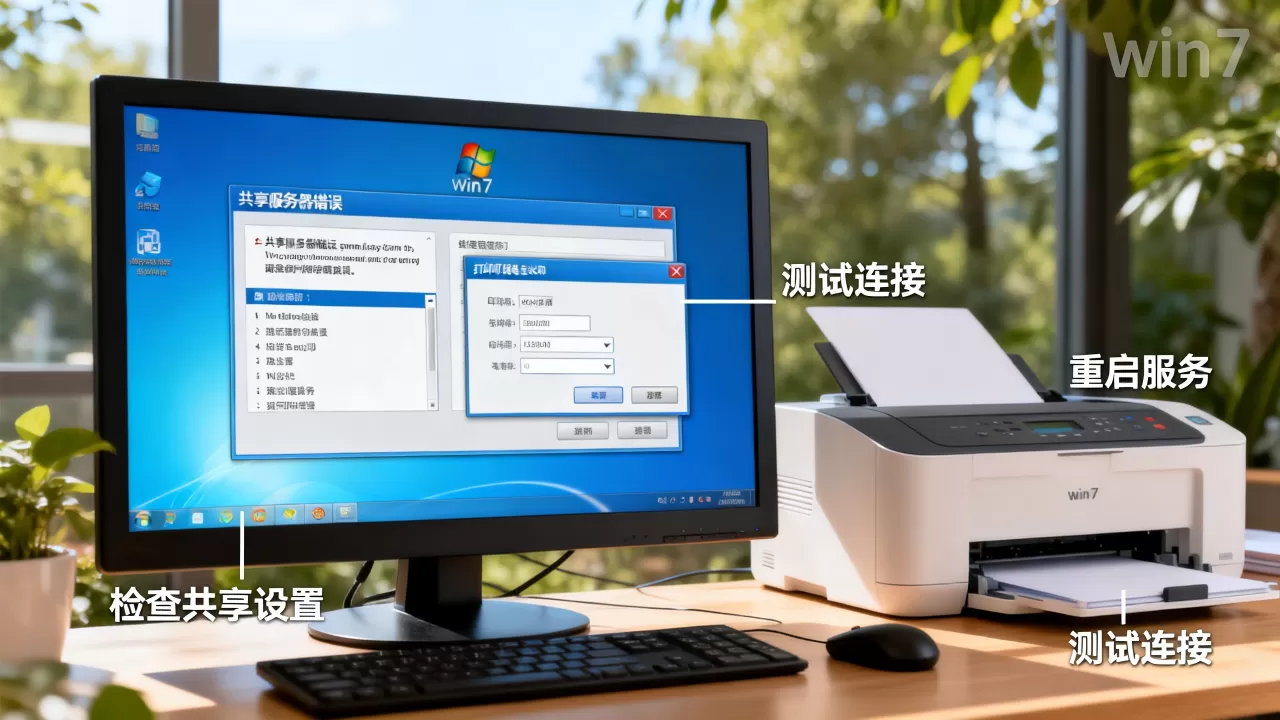 win7打印机共享服务器错误怎么办,怎么解决? win7打印机共享服务器错误怎么办,怎么解决?