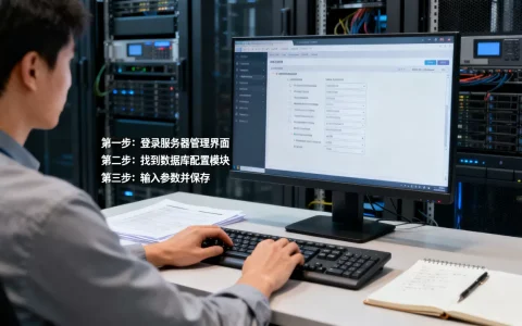 服务器端的数据库配置怎么找，具体步骤是什么