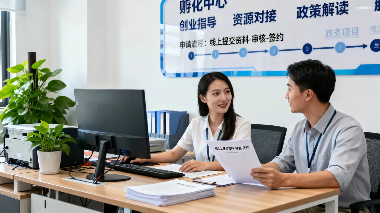孵化中心主要提供哪些服务和支持，如何申请入驻？