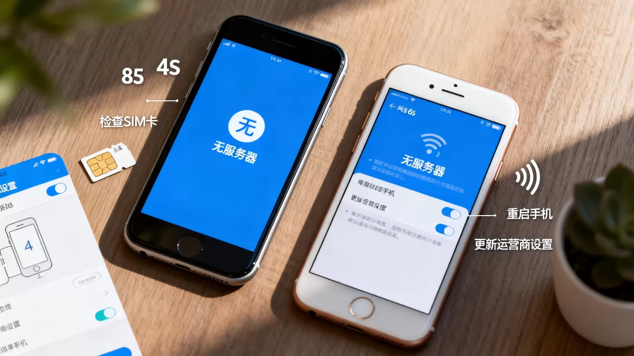 4s怎么设置成6s显示无服务器,显示无服务器怎么解决? 4s怎么设置成6s显示无服务器,显示无服务器怎么解决?