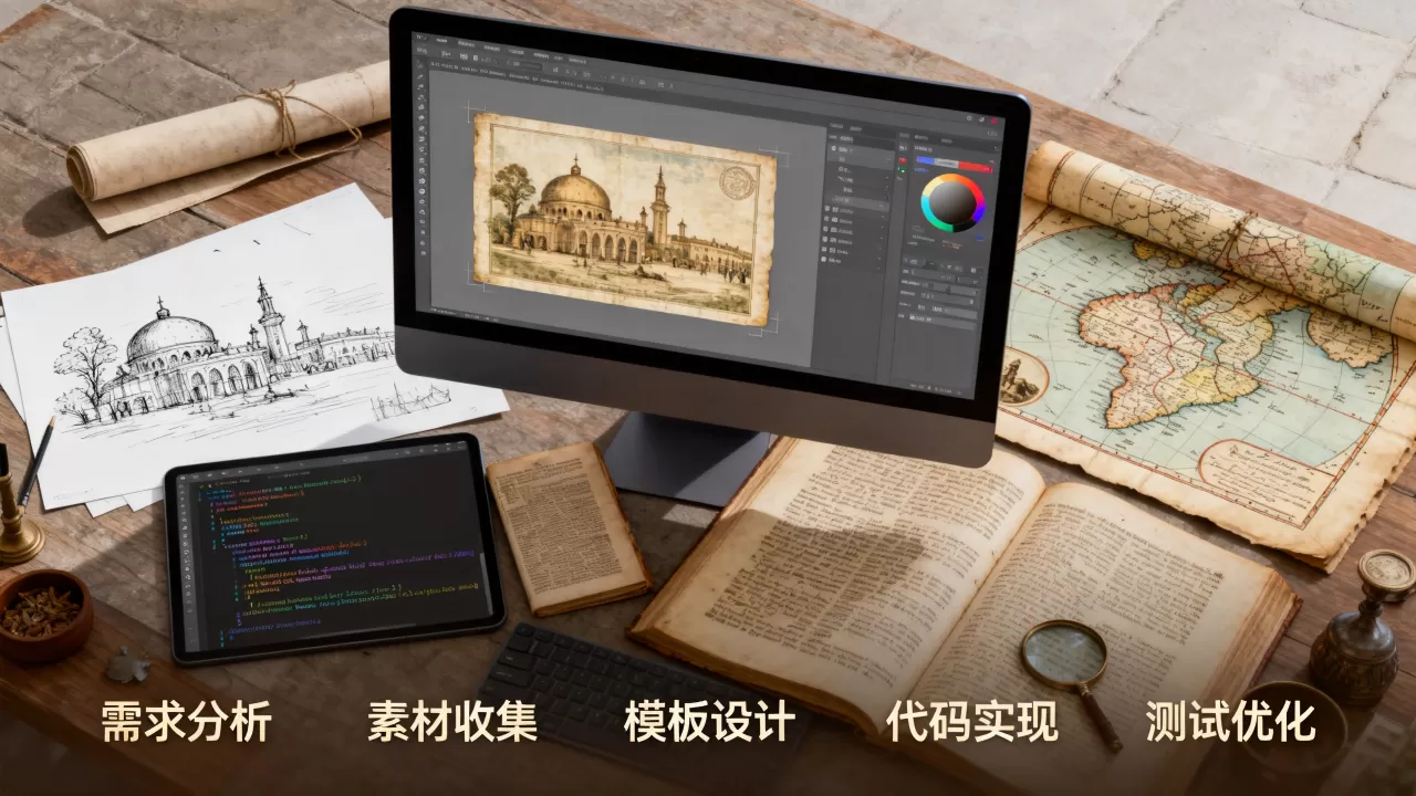 仿历史网站模板的完整制作流程是什么,有哪些技巧 仿历史网站模板的完整制作流程是什么,有哪些技巧