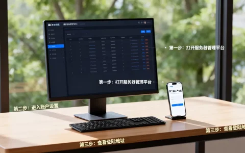如何查询服务器登陆地址？，具体步骤是什么？