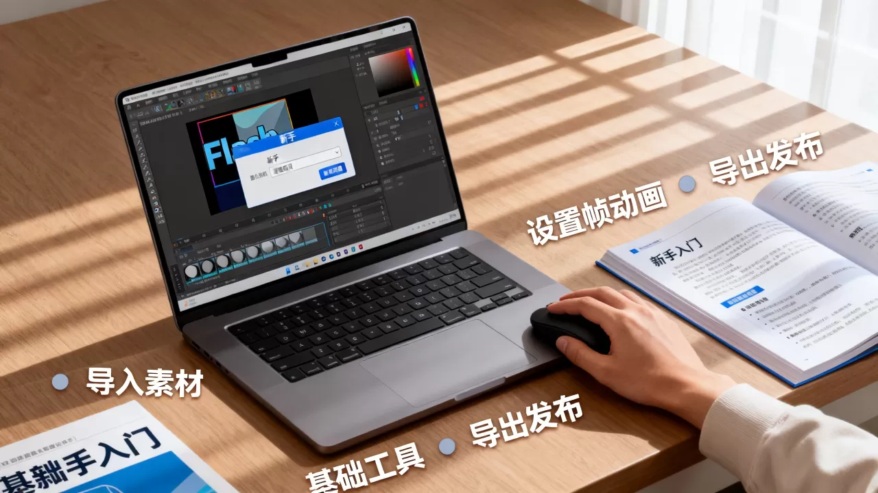 flash制作网站教程有哪些？，新手入门怎么做？