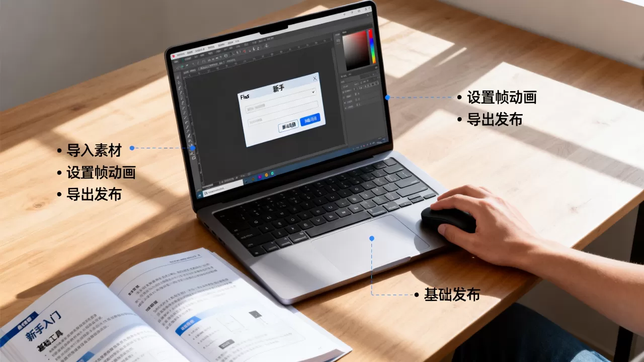 flash制作网站教程有哪些？，新手入门怎么做？