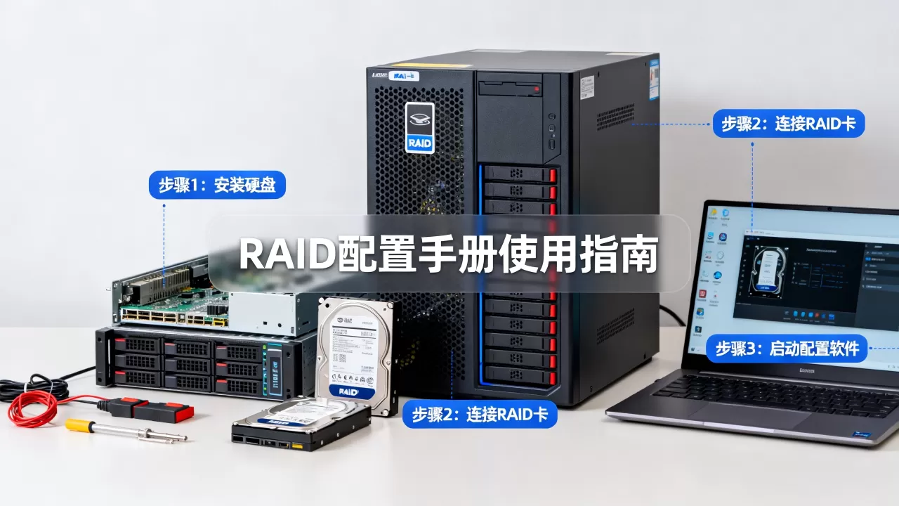 服务器RAID配置手册怎么用，有哪些步骤？