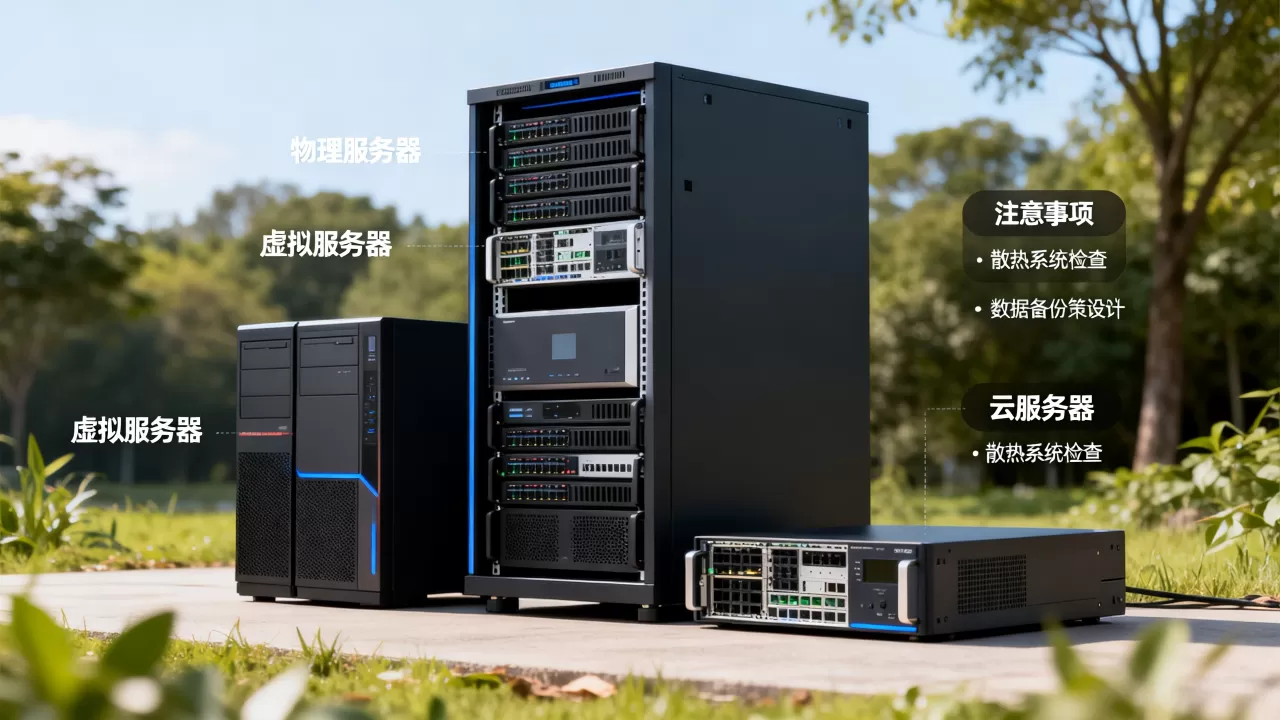 一致性的服务器有哪些主要类型？，有哪些注意事项？