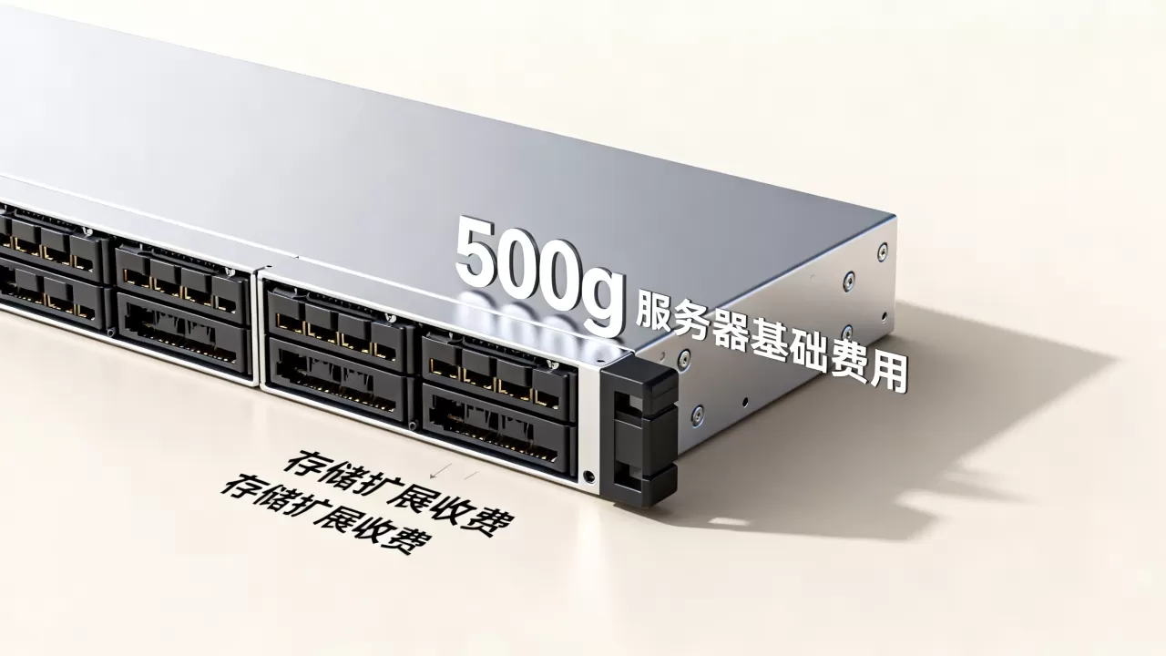 打一个500g服务器大概要多少钱，怎么收费
