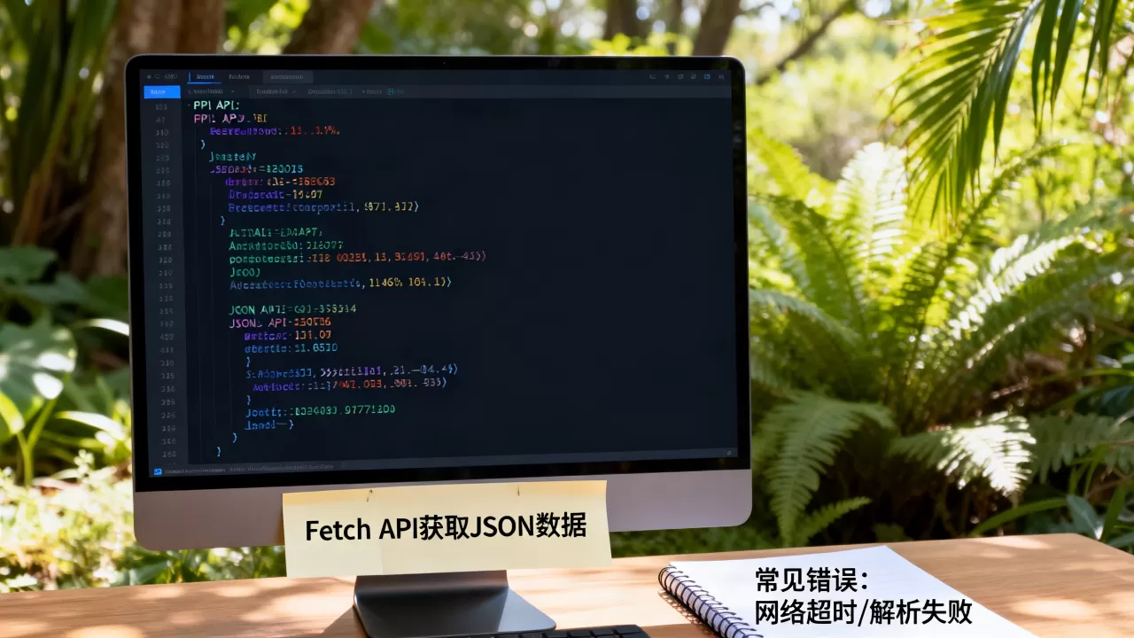 Fetch API如何获取JSON数据？，常见错误有哪些？
