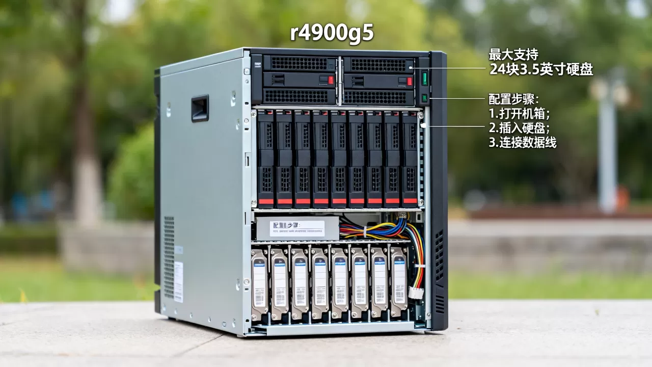 r4900g5服务器最多能加多少硬盘,怎么配置 r4900g5服务器最多能加多少硬盘,怎么配置