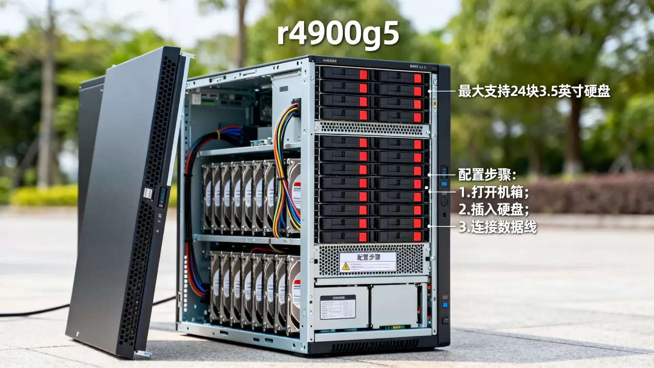 r4900g5服务器最多能加多少硬盘,怎么配置 r4900g5服务器最多能加多少硬盘,怎么配置