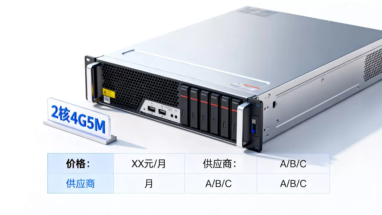 2核4g5m的服务器到底多少钱？，哪家最便宜