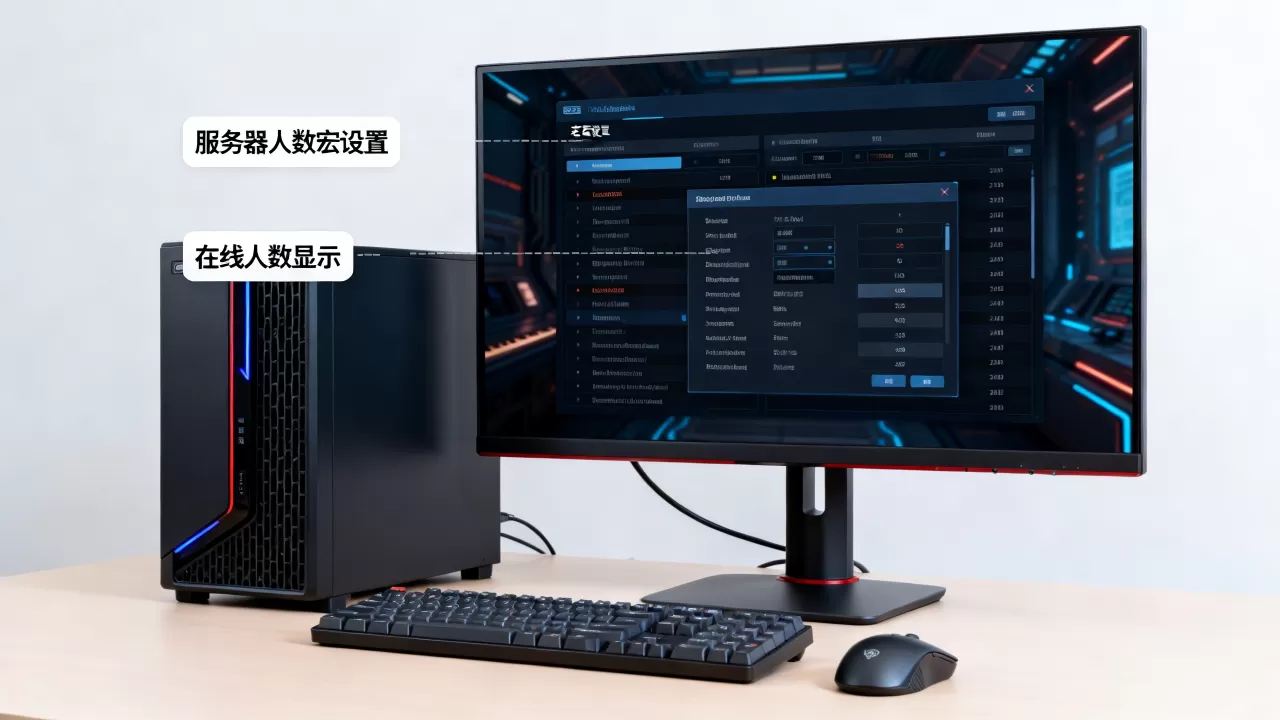 服务器人数宏怎么设置才能显示在线人数,怎么用? 服务器人数宏怎么设置才能显示在线人数,怎么用?