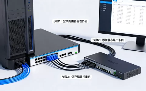 服务器路由表配置到底怎么做，具体步骤是什么？