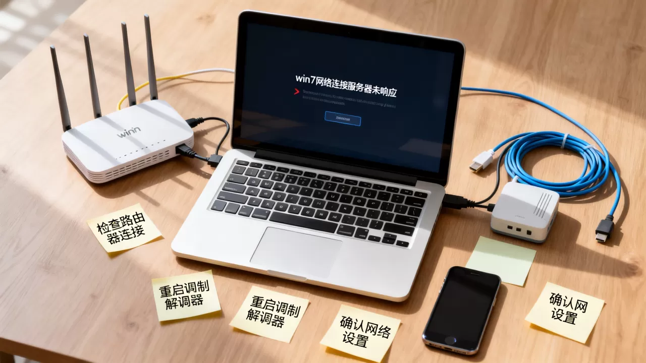 win7网络连接服务器未响应怎么解决，是什么原因？