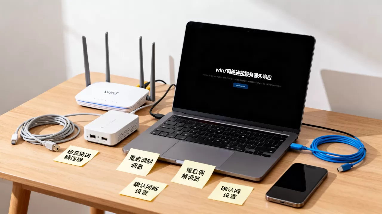 win7网络连接服务器未响应怎么解决，是什么原因？