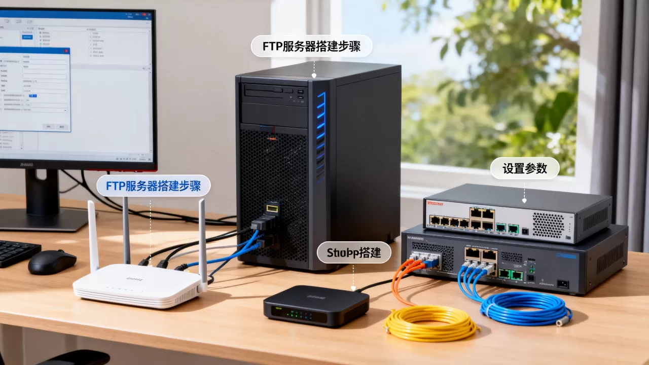 如何搭建自己的FTP网页服务器？，怎么设置？